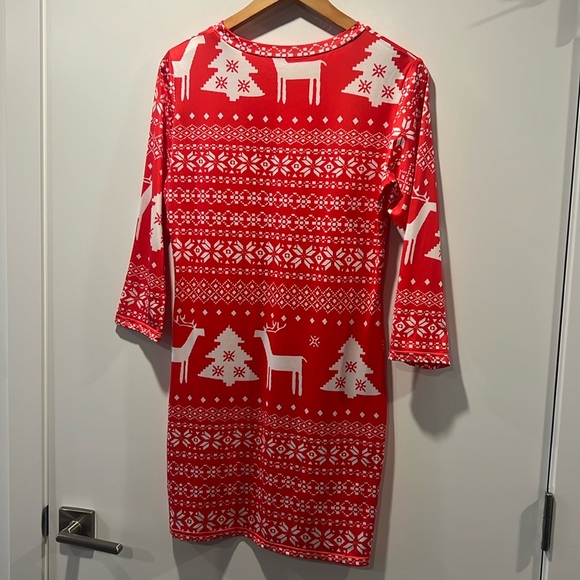 Christmas Bodycon Reindeer Dress - Picture 3 of 7